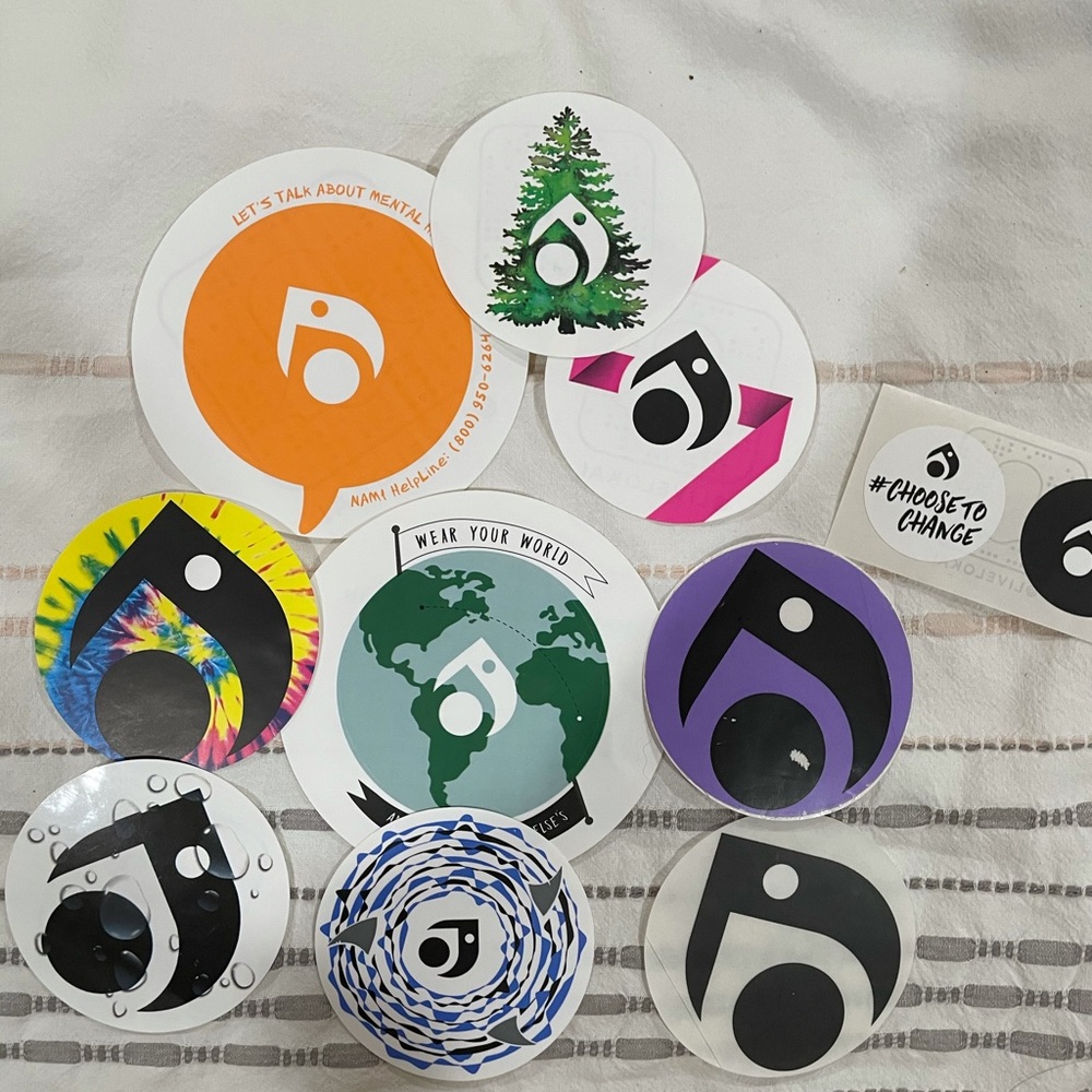 Assorted Lokai Stickers